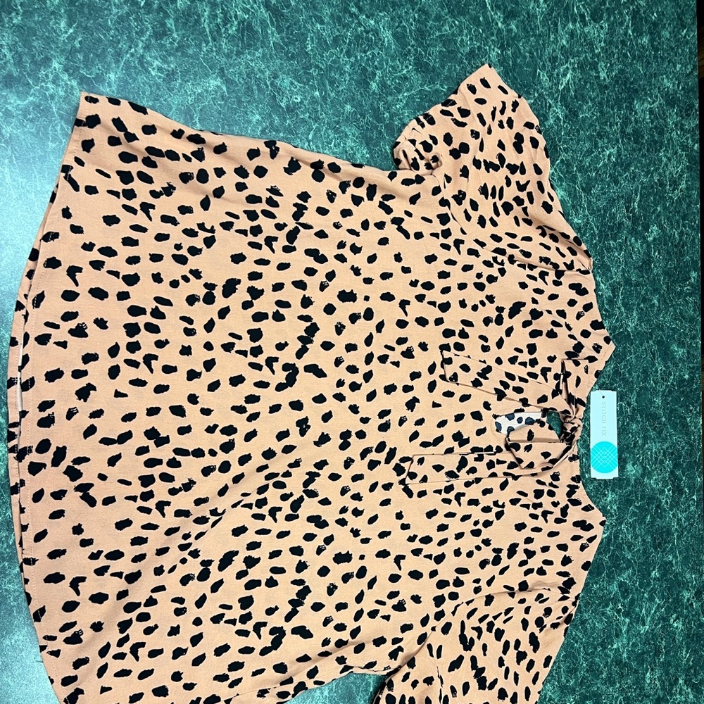 Leopard Print Blouse - image 5